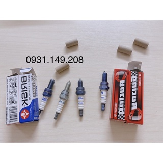 Combo bugi Brisk chân ngắn độ + chụp bugi zin