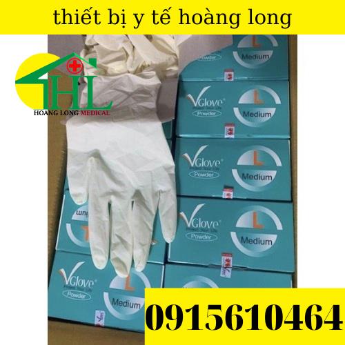 [CHÍNH HÃNG] Găng tay y tế VGLOVE có bột size S, M, L