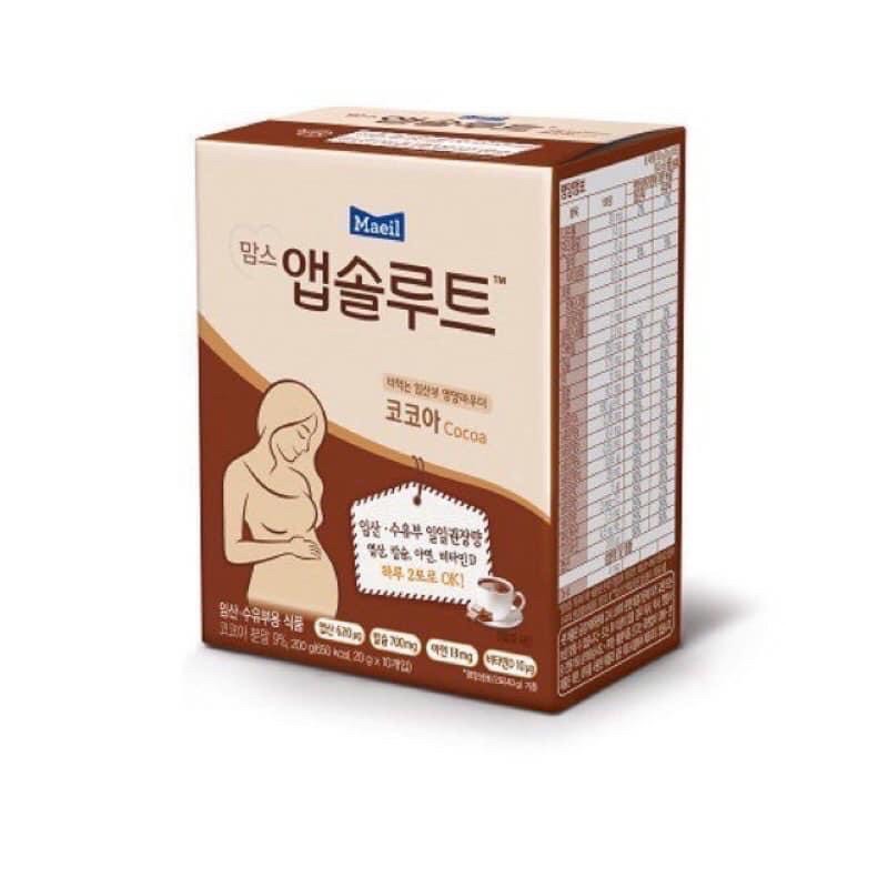 Sữa bầu Hàn quốc Maeil vị Cacao