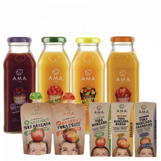 Nước ép táo và lê Ama Time 300ml