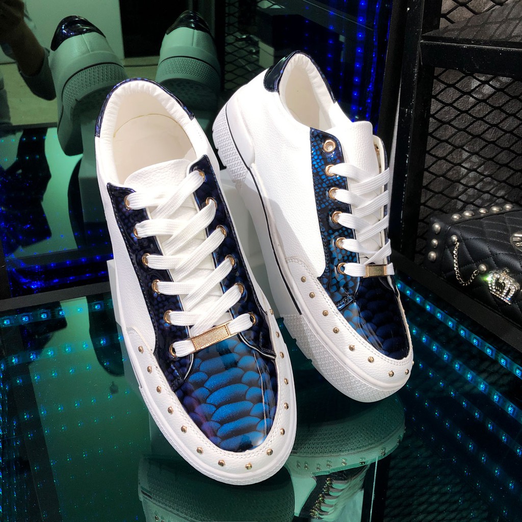 Giày Thể Thao Nam Da Poly Synthetic Cao Cấp Kiểu Thiết Kế Vảy Rồng Sang Trọng LC26 | BigBuy360 - bigbuy360.vn