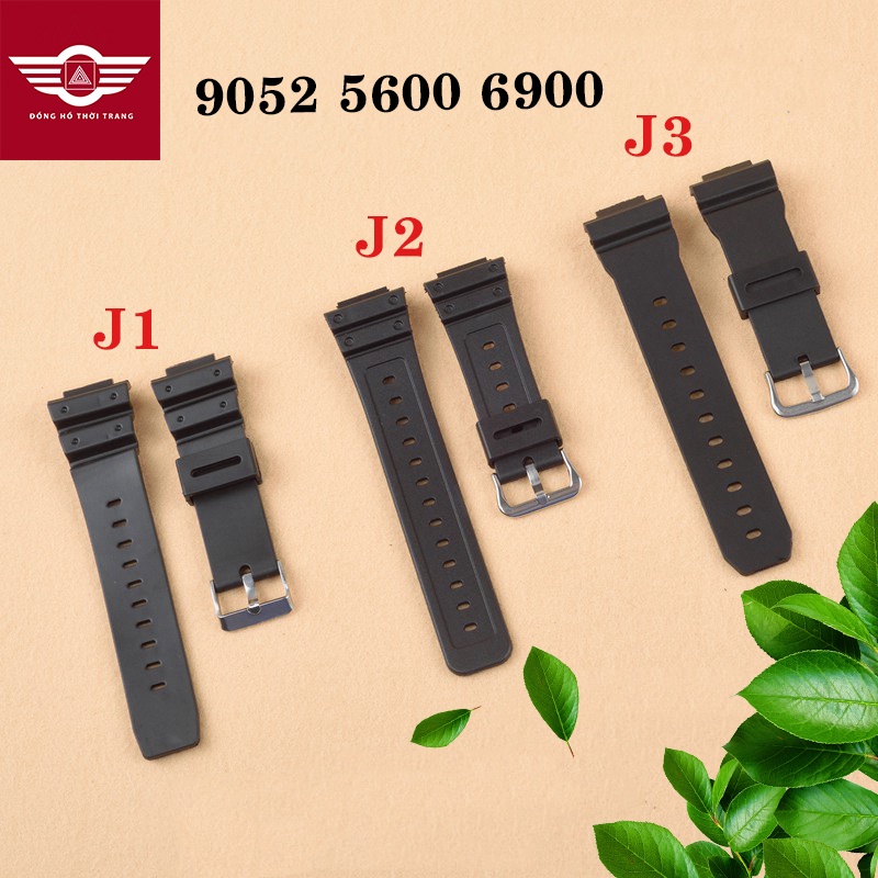 [GIÁ HỦY DIỆT] Dây đồng hồ cao su Thay Thế Cho Đồng Hồ Casio Dw 9052 Dw 6900 Dw 5600 TIK034