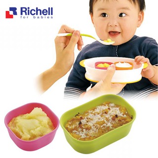 Bộ chia thức ăn 2 màu Richell RC49700