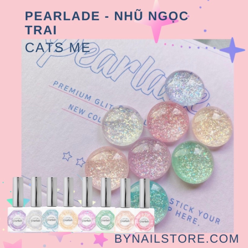 Sơn gel nhũ ánh trai cao cấp Hàn Quốc tách lẻ collection Pearlade (1pcs)