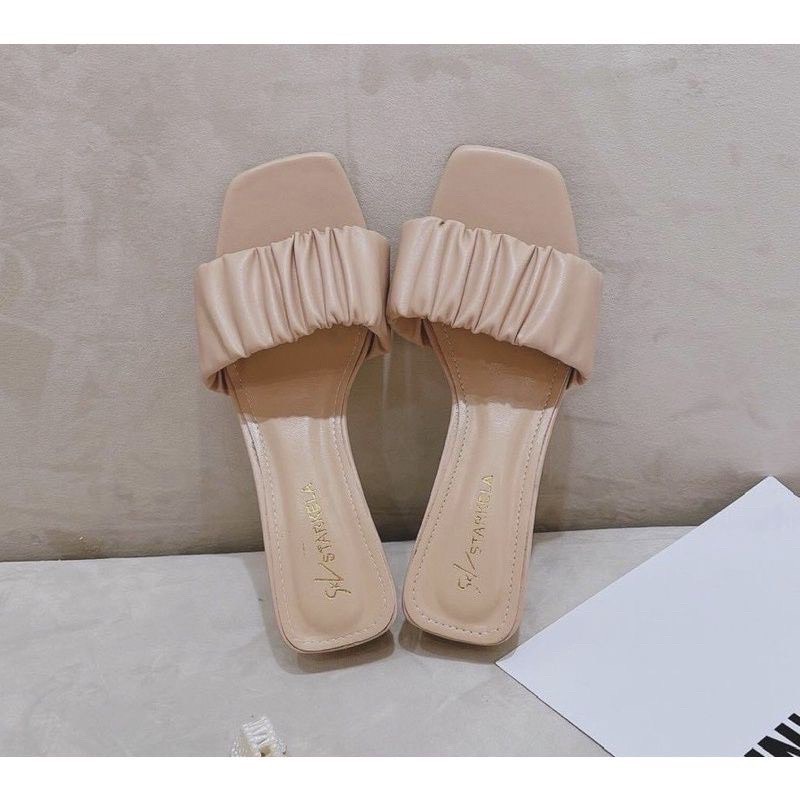 Dép cao gót quai nhún cao 3cm  bigsize 40-44