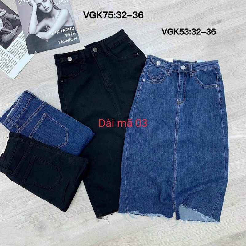 Chân Váy Jean Big Size 55-100kg