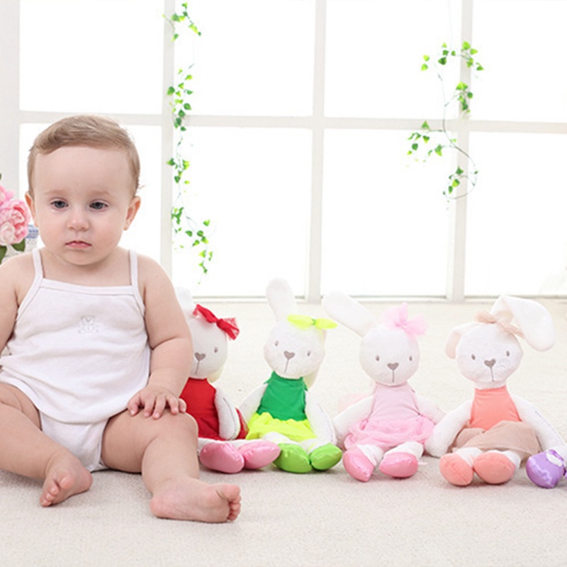 Thỏ Nhồi Bông Mềm Mại Dễ Thương Cho Bé