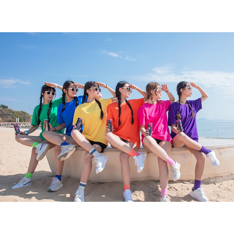 Áo phông thun form rộng Unisex 35-55kg (chọn màu ngẫu nhiên-ANN001) | BigBuy360 - bigbuy360.vn