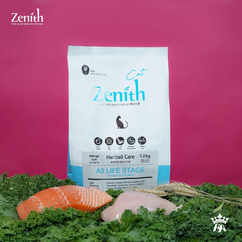 Hạt mềm cho mèo Zenith 1.2kg