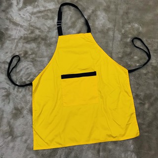 Tạp dề yếm phối chất liệu kaki dành cho nam nữ đầu bếp, phụ bếp, pha chế, phục vụ