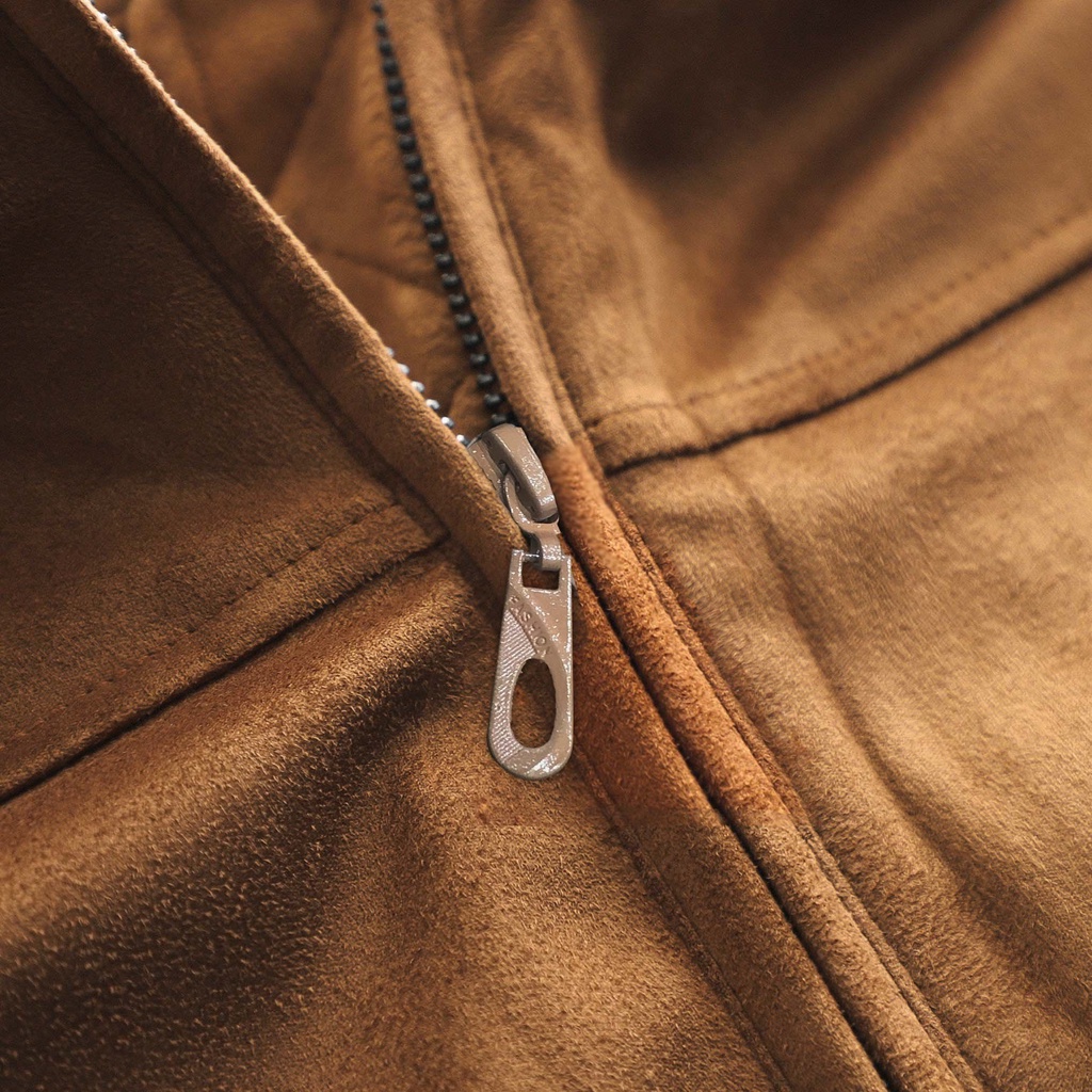 Áo Khoác Da Lộn Cổ Trụ Maximus - BIGG thời trang nam có big size đến 145kg