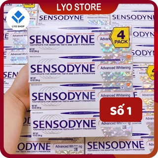 Kem đánh răng sensodyne ngừa sâu răng không lo răng ê buốt