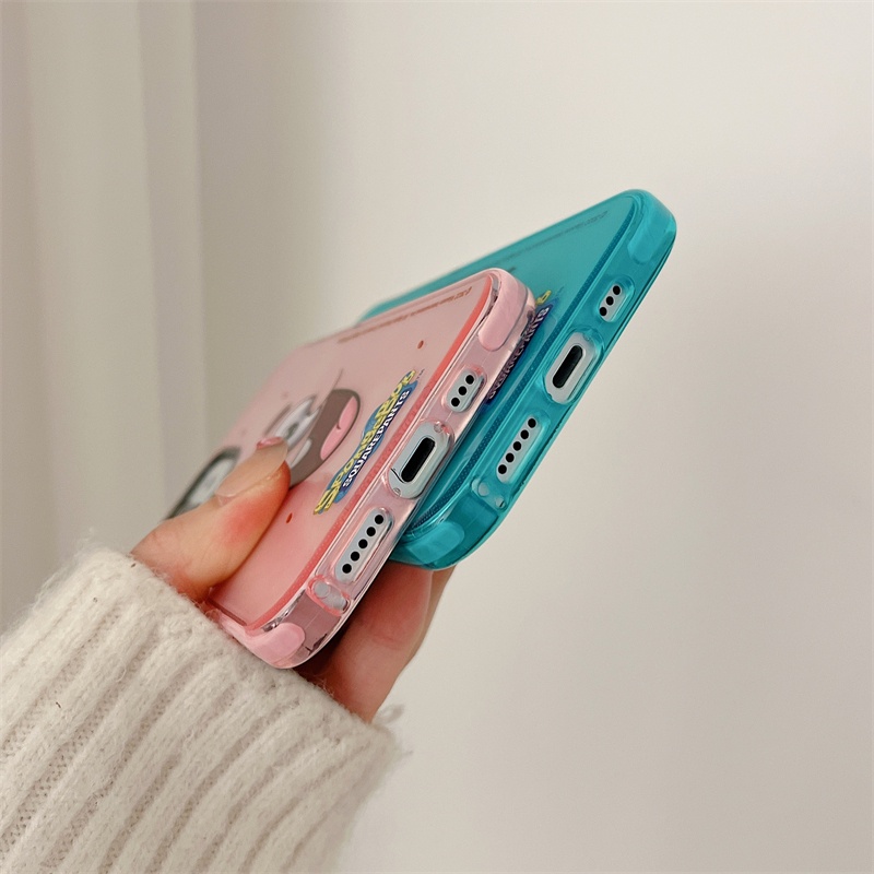 Ốp Điện Thoại TPU Silicone In Hình Spongebob Hoạt Hình Cho iPhone 11 Pro Max X XS Max XR 12 Pro Max 12 Mini 13 Pro Max