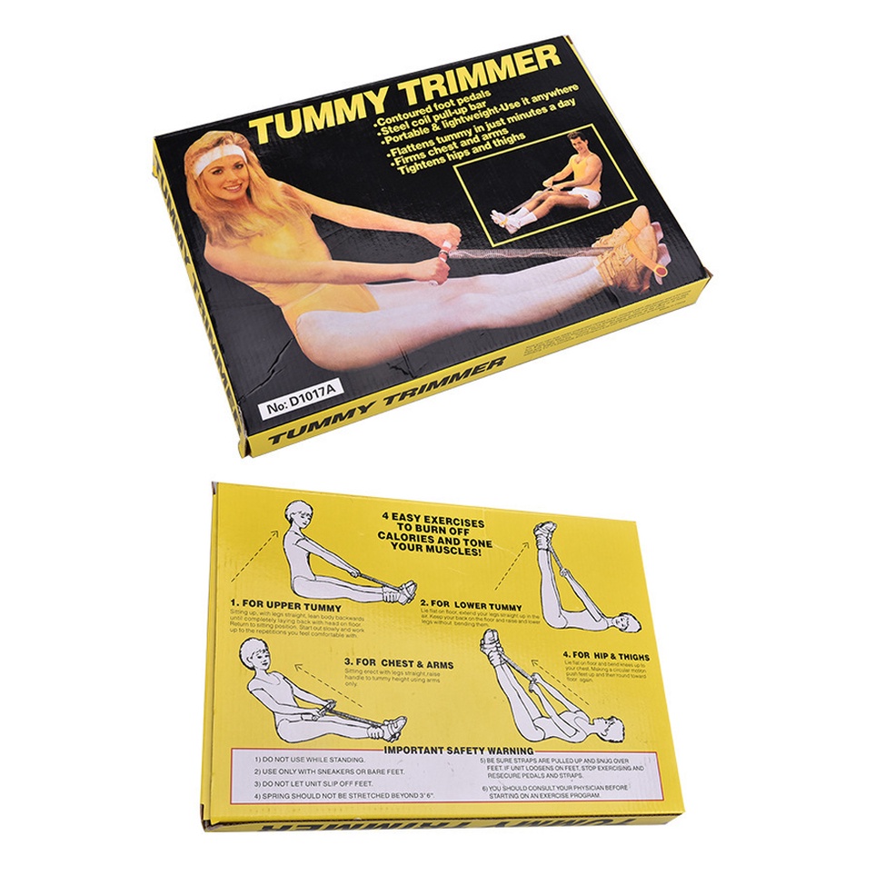 Dây kéo lò xo tập thể dục Tummy Trimmer - Dụng cụ tập Gym Bụng, tập thể dục đa năng tại nhà