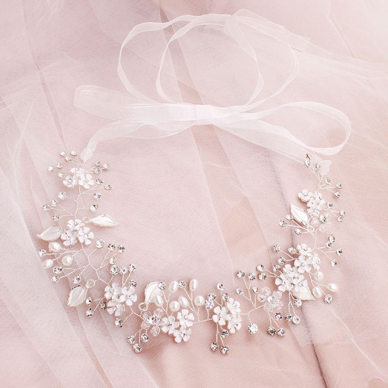 Cài Tóc Công Chúa Đính Đá Lấp Lánh Sang Trọng Cho Cô Dâu