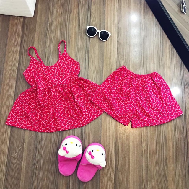🍀Set mặc nhà peplum siu đẹp 🍀