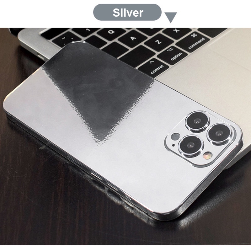 Miếng Dán Bảo Vệ Mặt Sau Điện Thoại Bằng pvc Mạ Bóng Cho iphone 14 13 pro max