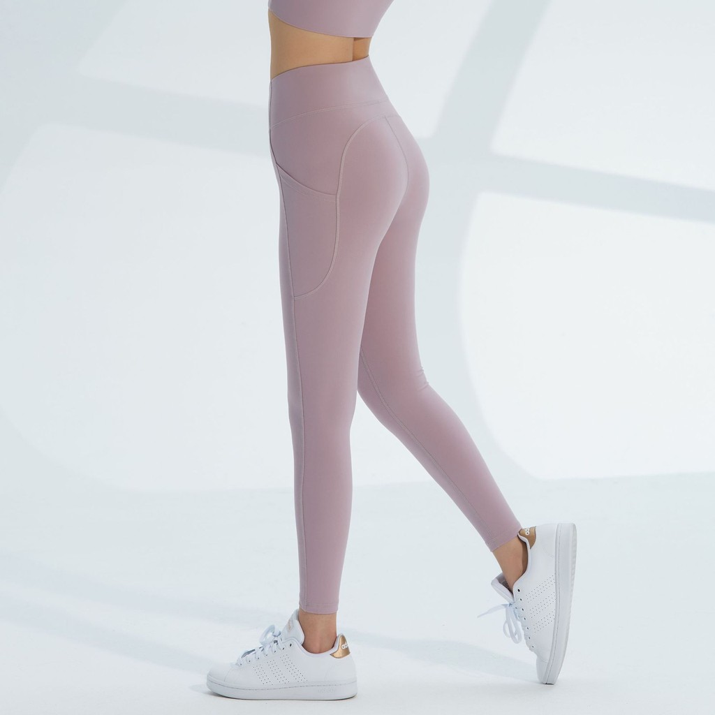 Quần legging tập thể thao cạp cao có túi thời trang