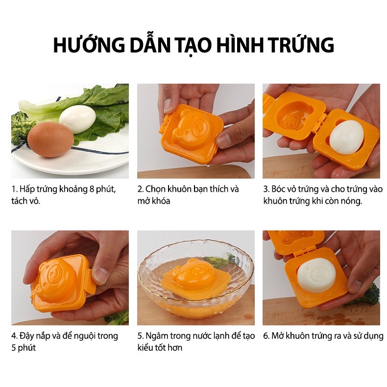 Khuôn Cơm  Ăn Dặm Cho Bé Kiểu Nhật, Khuôn Tạo Hình Giúp Bé Ăn Ngon Miệng