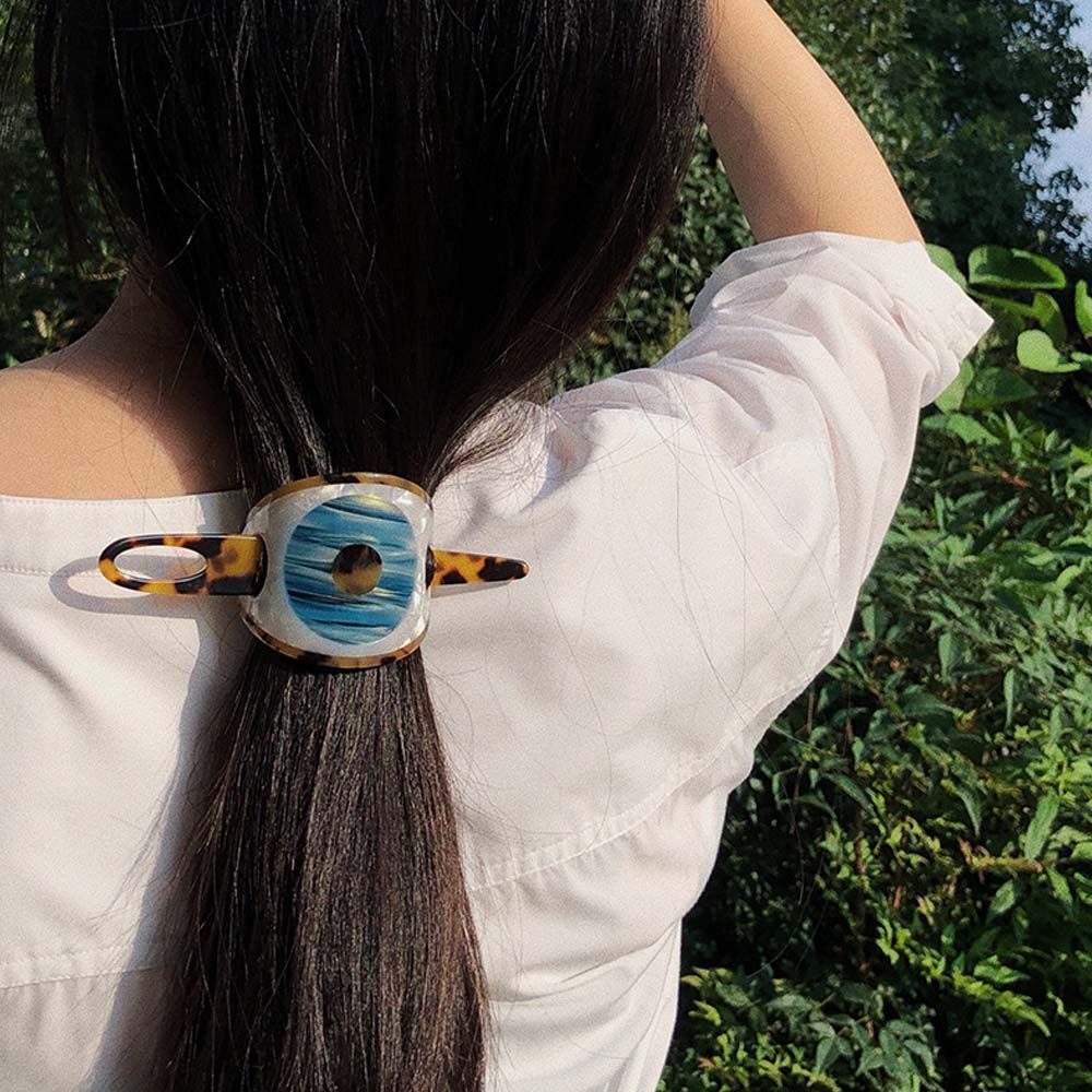 Trâm Cài Tóc Họa Tiết Da Báo Phong Cách Hàn Quốc Cổ Điển Thời Trang Cho Nữ