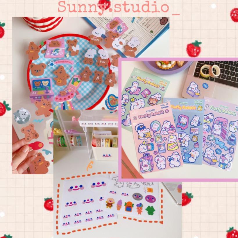 🎀Ở ĐÂY BÁN STICKER🎀 Sticker Nhiều Hình Dễ Thương Anime - Chống Nước - Dán Vali Mũ Bảo Hiểm LapTop - Siêu Bền