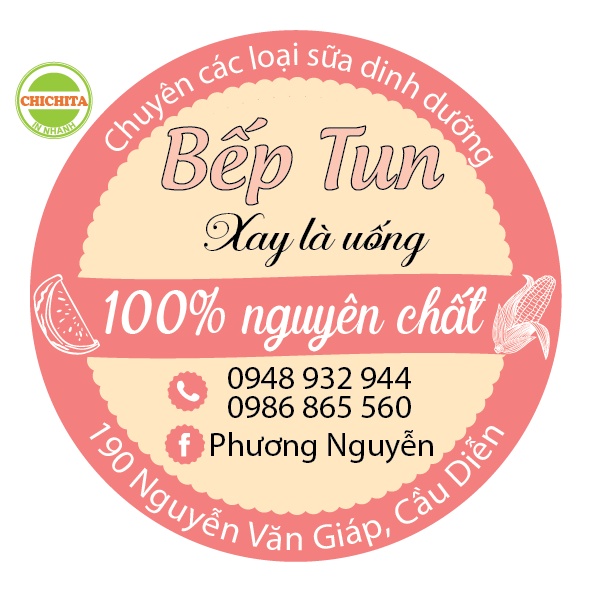 [tem giấy] In tem nhãn A3 theo yêu cầu số lượng ít giá tại xưởng