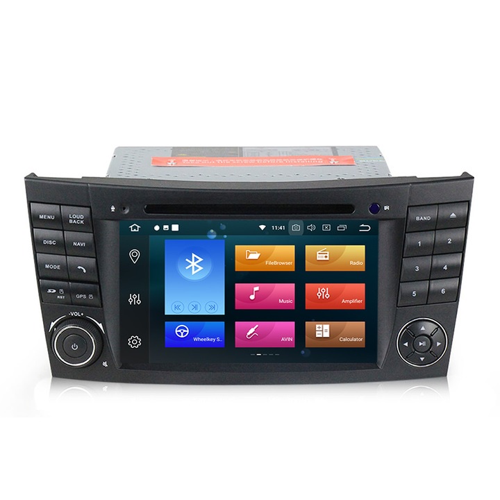 Đầu DVD android 8.0 lắp cho xe Mercedes Benz W211, E200, E220, E240, E270, E280 (đời 2002-2008)