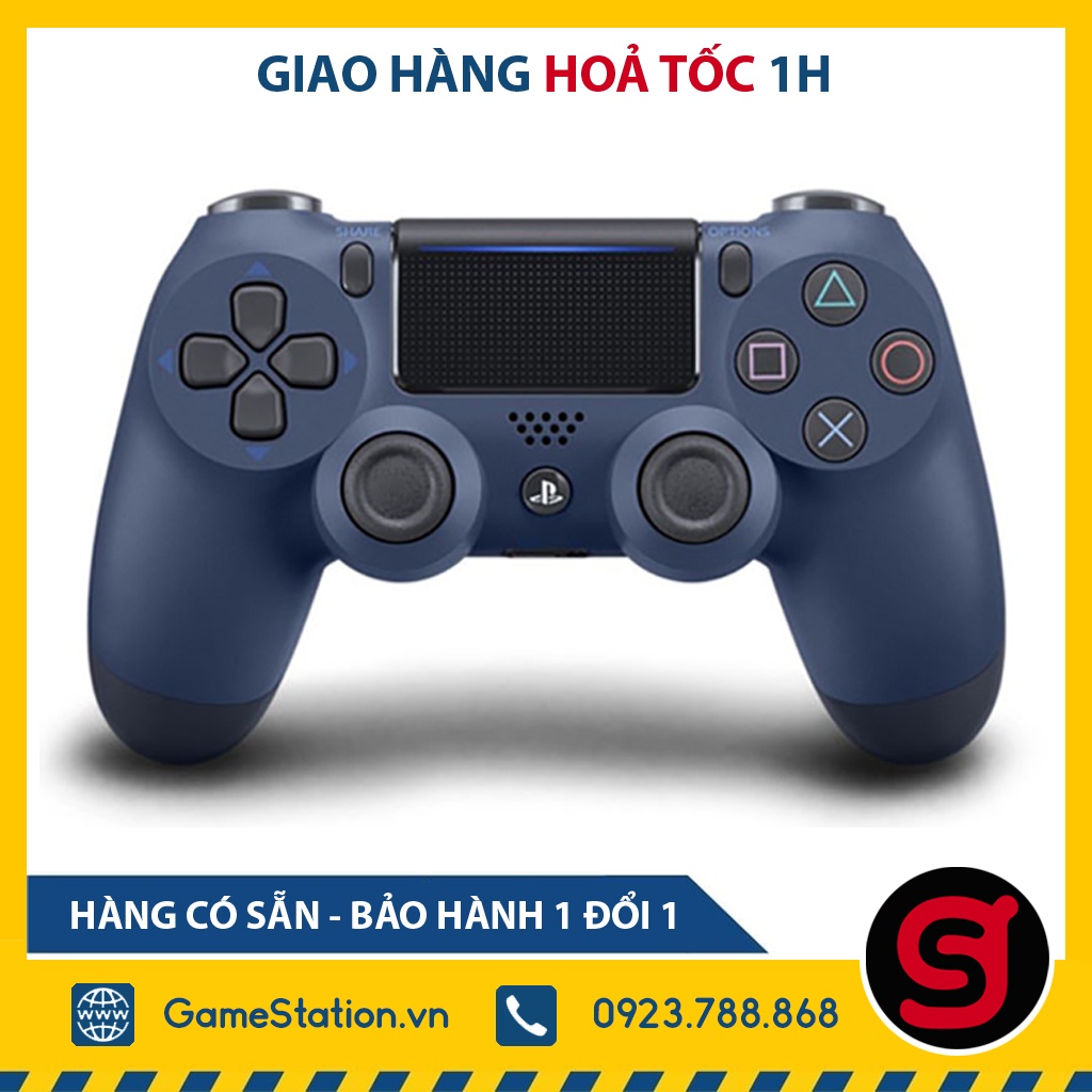 Tay Cầm PS4 Pro Chính Hãng - Màu Midnight Blue