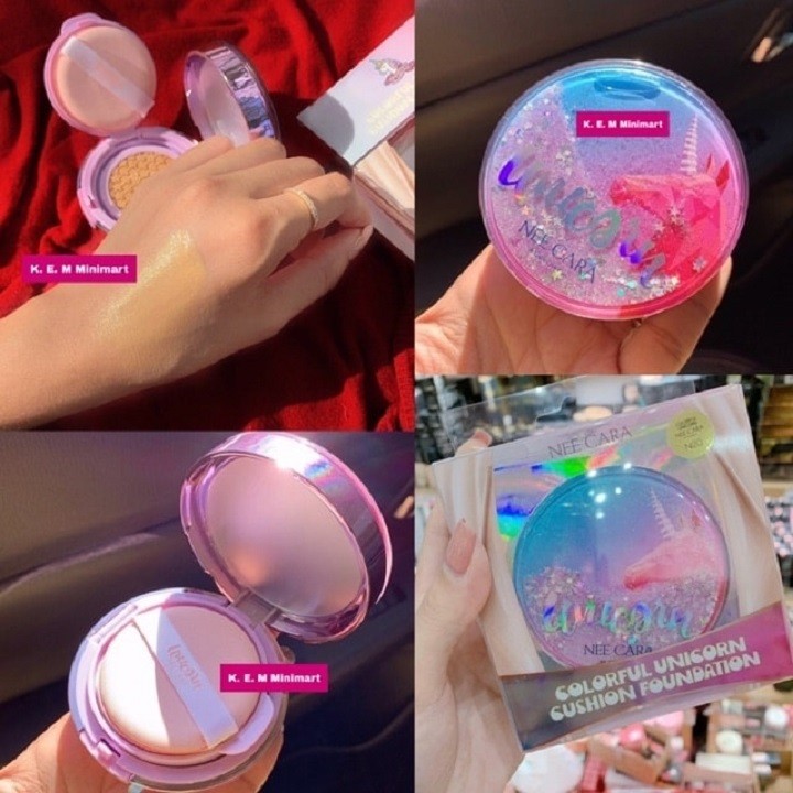 PHẤN NƯỚC NEE CARA COLORFUL UNICORN CUSHION FOUNDATION N668 13GR CHÍNH HÃNG - 3376