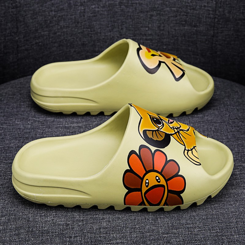 Dép YZ Slide Siêu Bền, dép quai ngang siêu nhẹ （Size35-45）Men's and Women's Sandals House Slippers