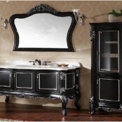 Tủ Lavabo LUCKY -011(GỖ TỰ NHIÊN) SIZE: 1500*580*850