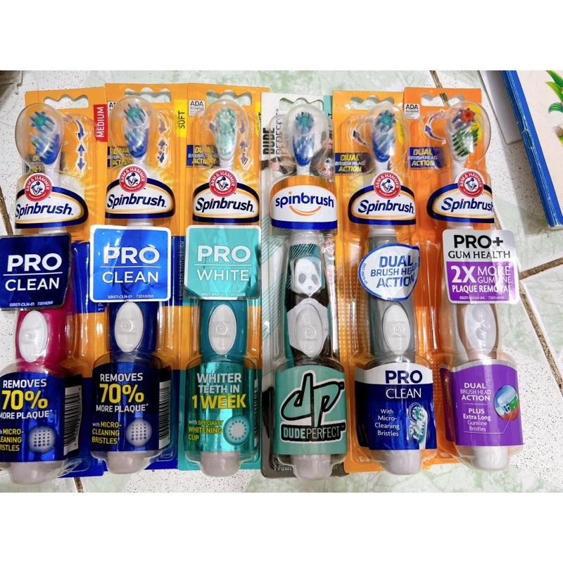 Bàn chải đánh răng xài bằng pin Spinbrush PRO DEEP CLEAN Mỹ