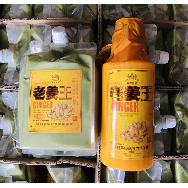[ GỘI SIÊU TIẾT KIỆM] Cặp dầu gội gừng 1000ml, lưu thông khí huyết | BigBuy360 - bigbuy360.vn