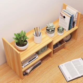 Kệ sách gỗ để bàn mini rộng 62cm
