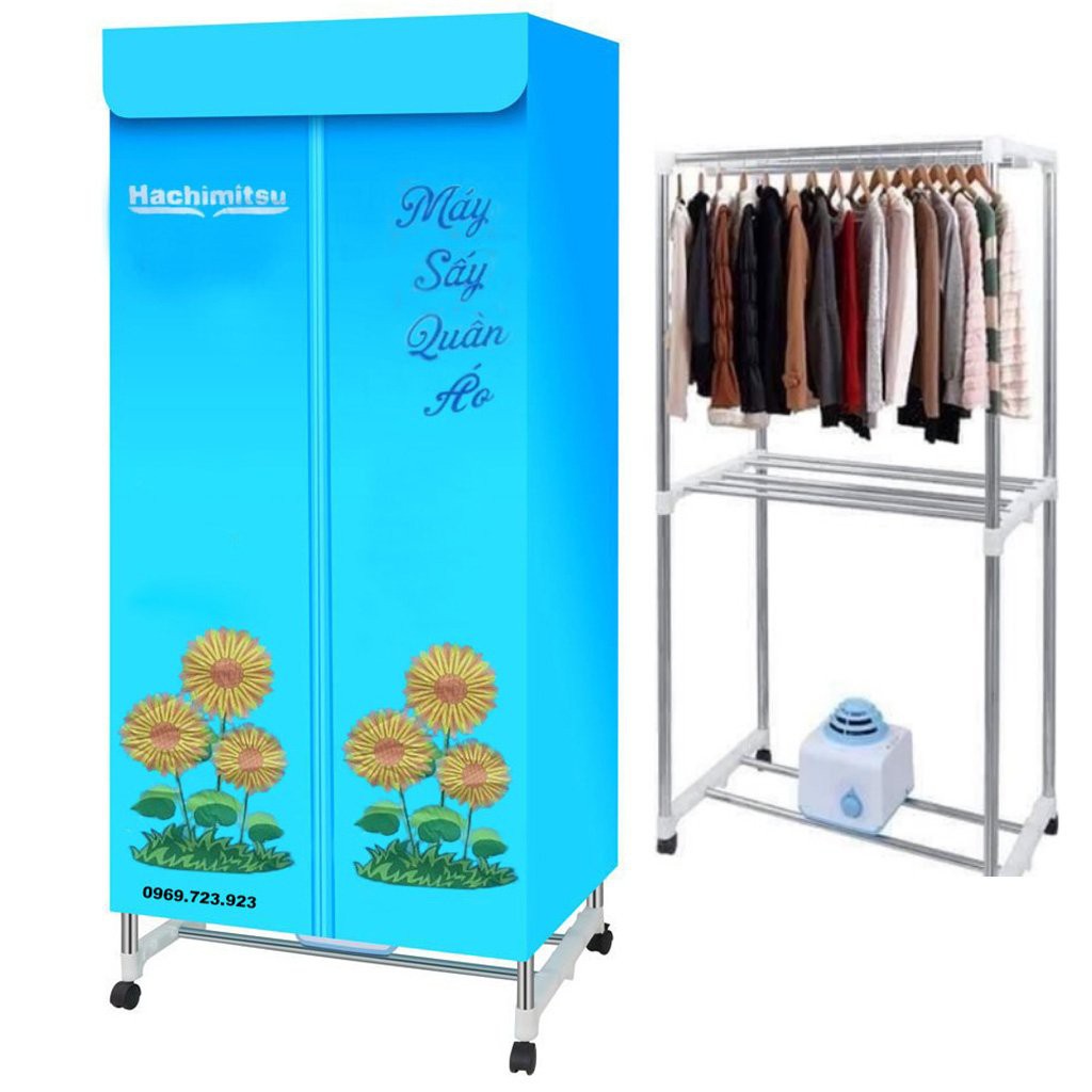 Máy Sấy Quần Áo Hachimitsu- Hẹn Giờ- Công Suất 1200W- Bảo Hành 12 tháng