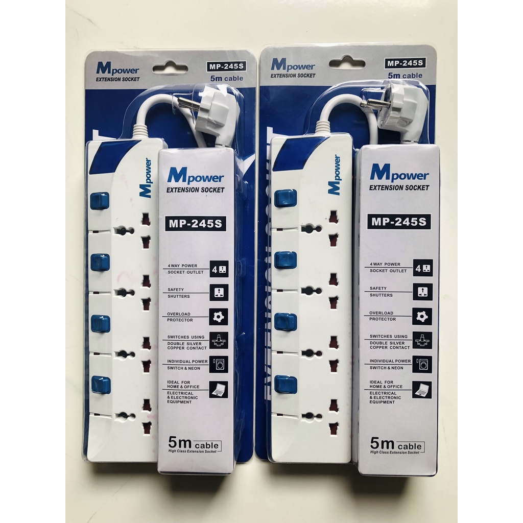 Dây ổ cắm đa năng nối dài có cổng USB