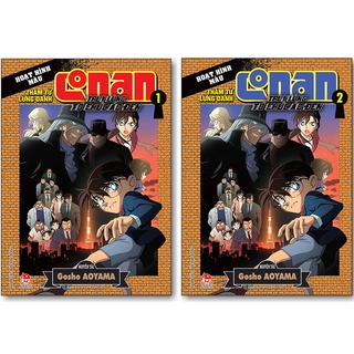 Truyện tranh Combo 2 tập Conan: Truy lùng tổ chức áo đen (Hoạt hình màu) Kim Đồng