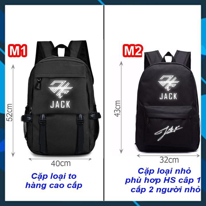 (HÀNG MỚI VỀ) cặp Jack logo mới phản quang, balo Jack logo mới phản quang - giá rẻ nhất