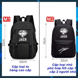 Cặp Jack logo mới phản quang, balo Jack logo mới phản quang - giá rẻ nhất