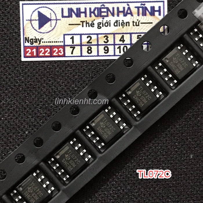 5 con IC TL072C TL072CDR TL072 072 SOP-8 mới