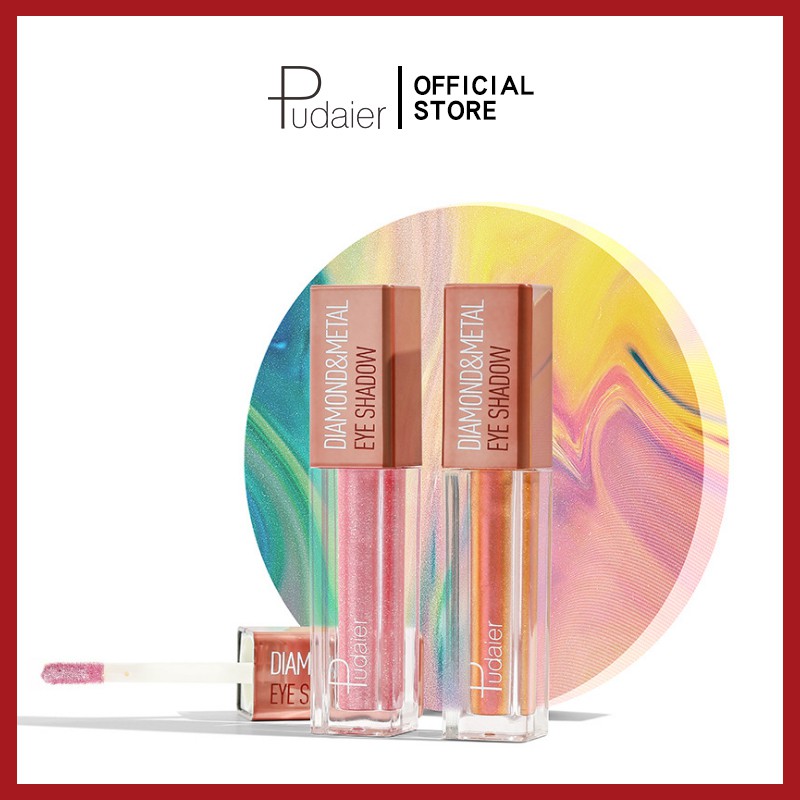 Phấn mắt nhũ dạng nước Pudaier có 12 màu tùy chọn 23g