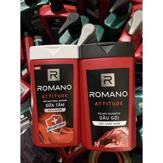 Combo dầu gội và sữa tắm romano hương nước hoa 150g*2