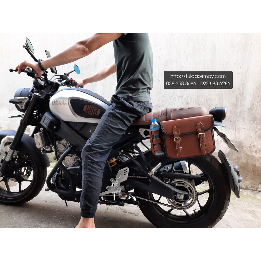 Túi Treo Xe XSR 155 Mẫu Vuông Có Chỗ Để Bình Nước