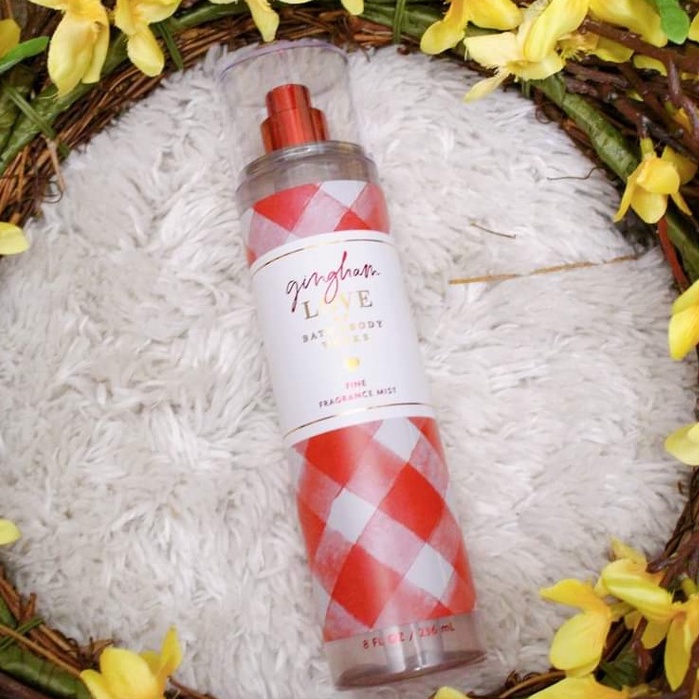 Xịt Thơm Cơ Thể Gingham Love Bath and Body Works Hương Trái Cây, Ngọt Ngào, Lãng Mạn 236ml