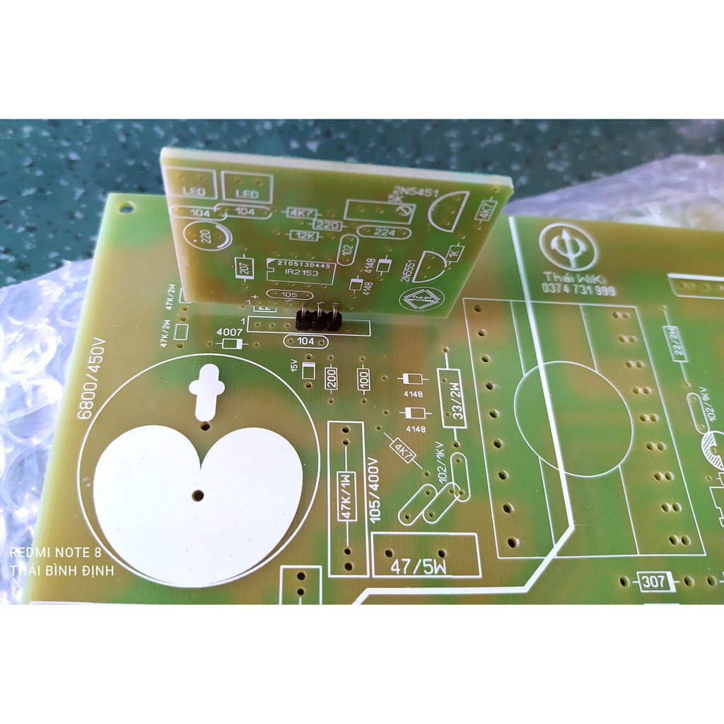 PCB - BO NGUỒN ĐÔI 55V-0-55V CHO AMPLY MAIN ĐẨY CÔNG SUẤT DÀN ÂM THANH 750W