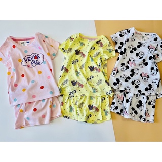 Bộ cotton bé gái 2-10y
