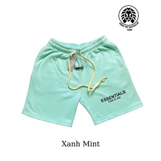 Quần Short  Essentials Nỉ - Vải Chất Cao Cấp - QSE Xanh Mint