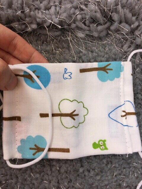 Khẩu trang vải xô cho bé - bé từ 8 tháng-4 tuổi - Việt Nam