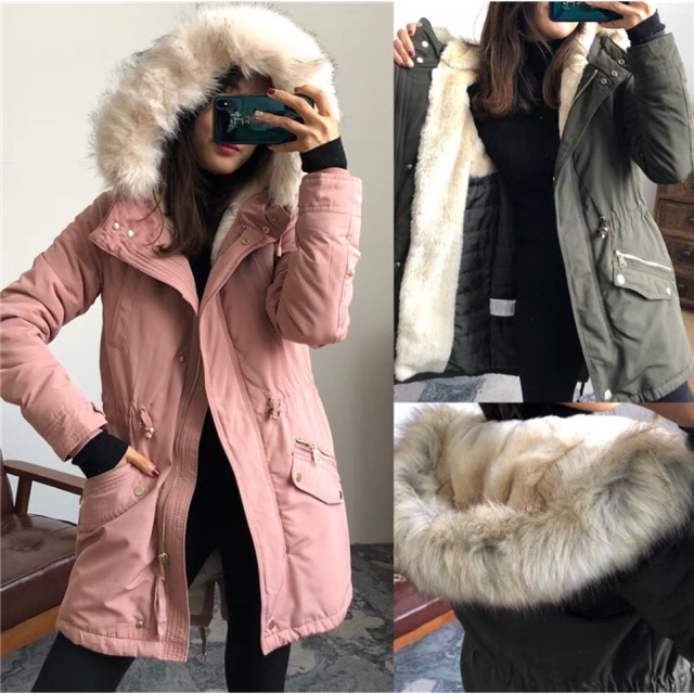 Áo Parka lót lông dư xịn