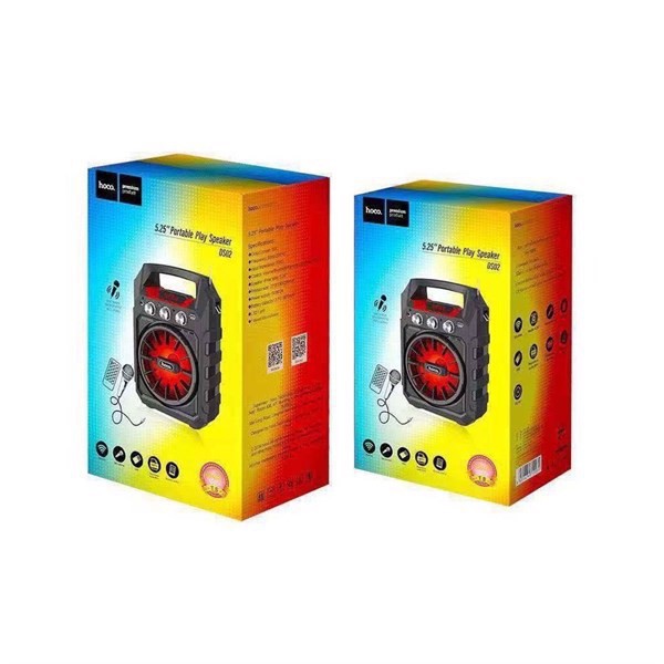 [CHÍNH HÃNG] Loa Thùng Karaoke Mini Hoco DS02 15W Thiết Kế Hiện Đại -Công Suất Mạnh Mẽ - Âm Vang Ấn Tượng -Tặng Kèm MIC